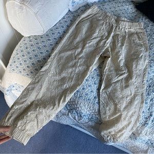 RARE J. Crew Beaded Jogger Pants